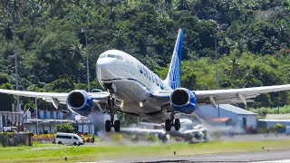 PLANESPOTTING Dominica || Boeing 737-700 Action | United Airlines | Island Aviation 🇩🇲