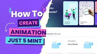 How to Create Animation Video in 5 Minutes using Powtoon | Full Tutorial In Urdu/Hindi 2022
