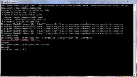 How Install MariaDB 10.4 On CentOs7