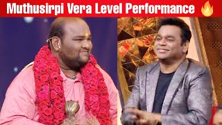 Video thumbnail of "Super singer 8 muthusirpi performance | Mannithuli mannithuli song | AR Rahman"