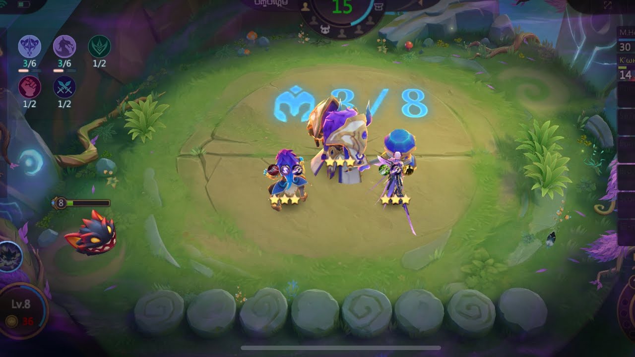 MINO+LING+BADANG MAGIC CHESS Tharz Skill 3!