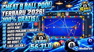 GRATIS ? CHEAT 8 BALL POOL TERBARU 2026! KING OF SHOTS GARIS PANJANG & AUTO PLAY 😮😜 screenshot 3