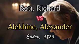 Reti, Richard vs Alekhine, Alexander ☆ Baden, 1925 #chess