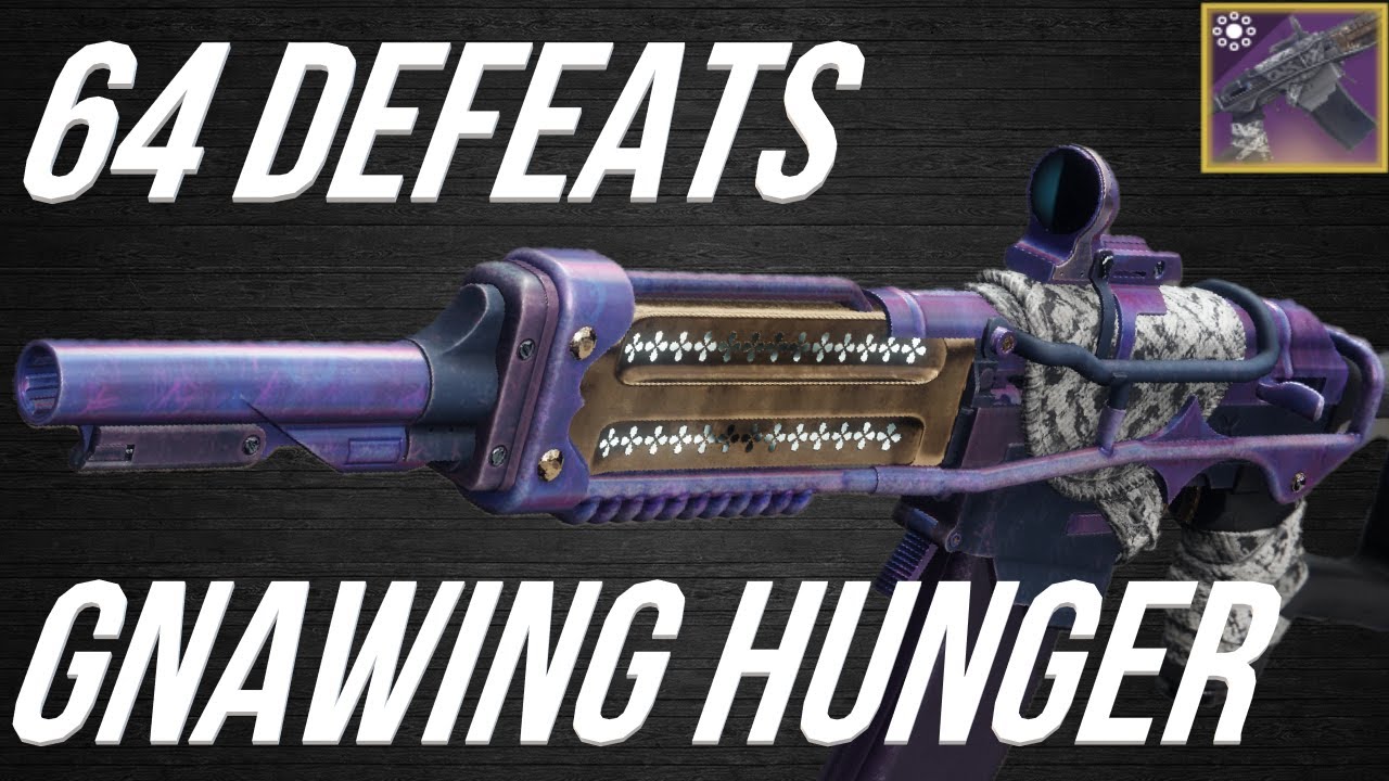 64 Defeats - Gnawing Hunger - Auto Rifle Meta? Destiny 2 Update 2.8.0
