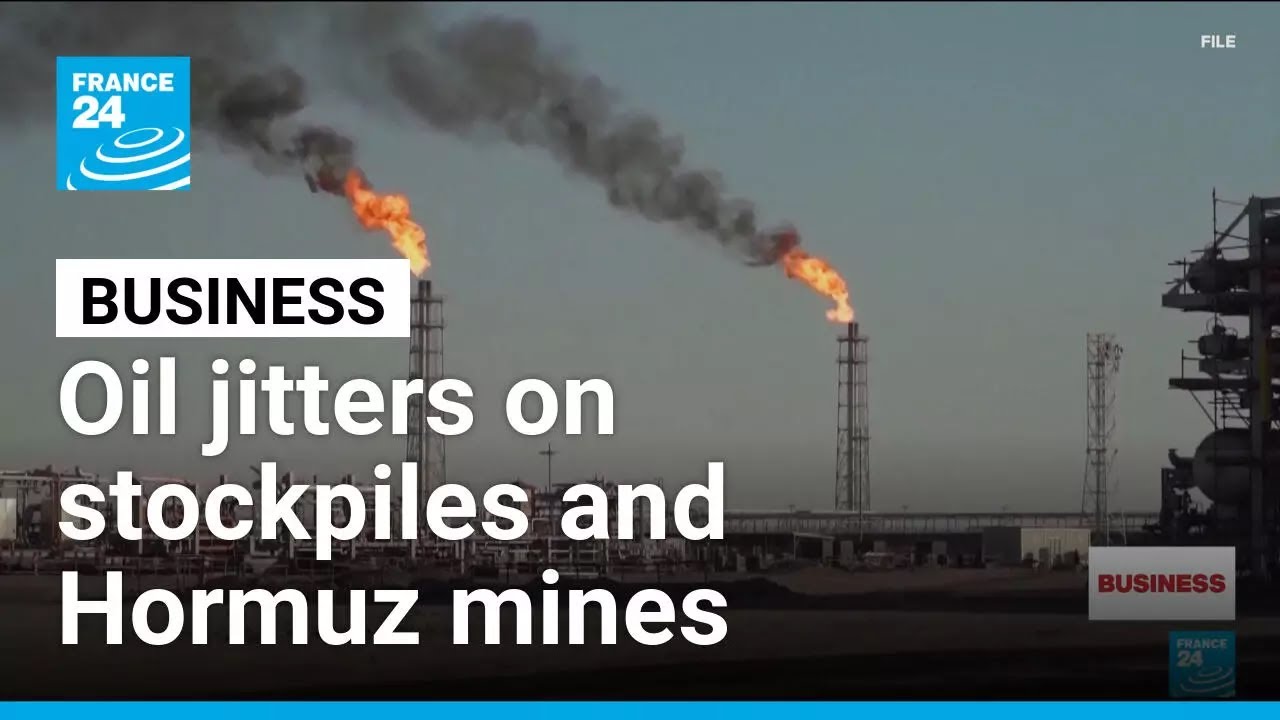 Oil markets swing on stockpile release and Hormuz Strait mine reports • FRANCE 24 English