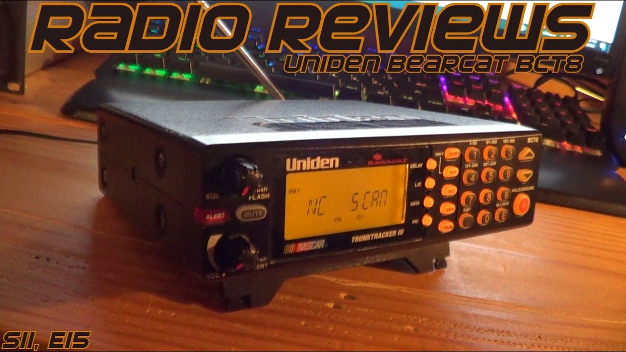 Radio Reviews: Uniden Bearcat BCT8 - YouTube