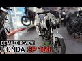 Honda Sp 160 Single Disc 50kmpl Mileage Detailed Review