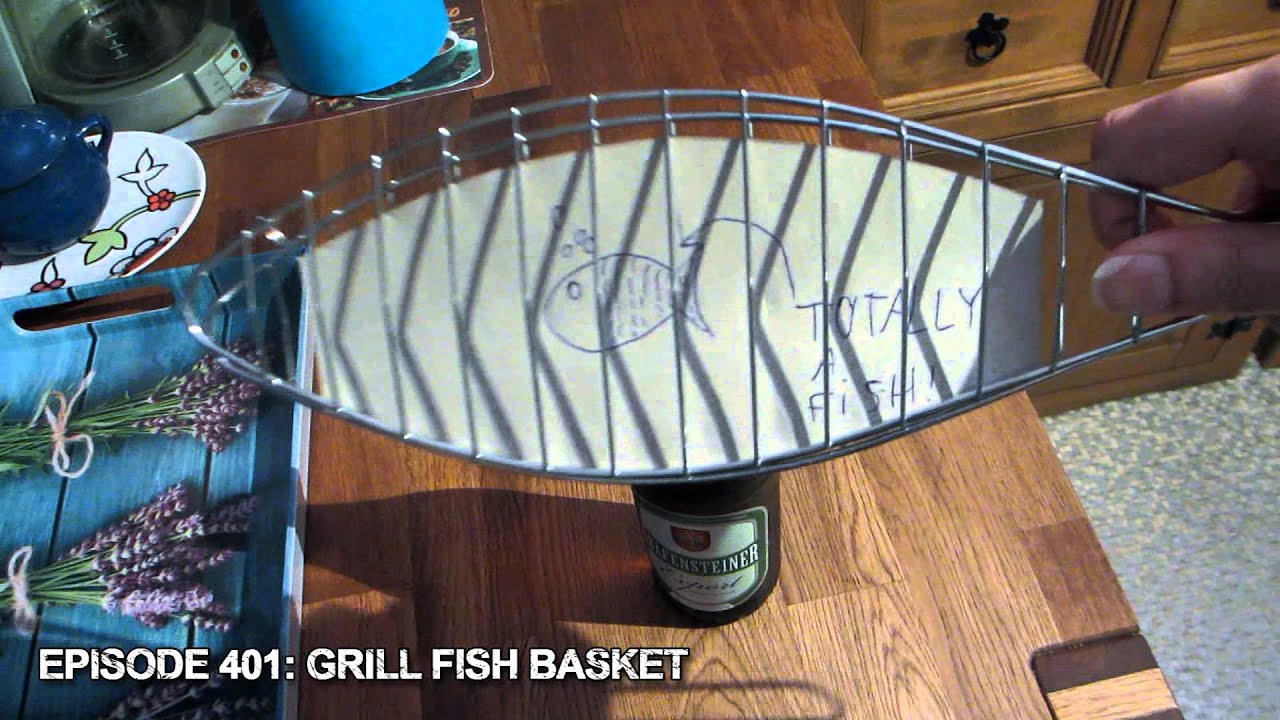1000 Ways To Open A Beer 401 Grill Fish Basket / Grillfischhalter
