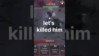 gojo in duels #roblox #thestrongestbattlegrounds #deul