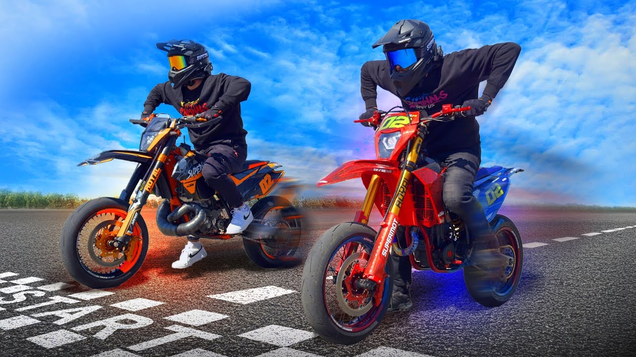 LE DUEL ULTIME ! KTM 500 2T vs. KTM 500 4T