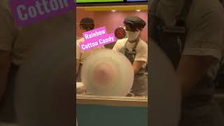 Japan Food: Rainbow Cotton Candy #shorts #food