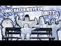¿Cómo hacer nieve en unity?