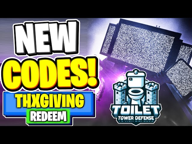 Toilet Tower Defense codes (November 2023) - all working codes