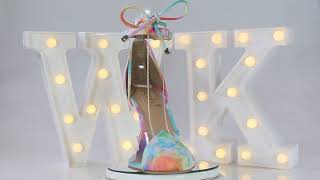 Scarpin Salto Alto 10Cm Tie Dye, Apaixone-Se