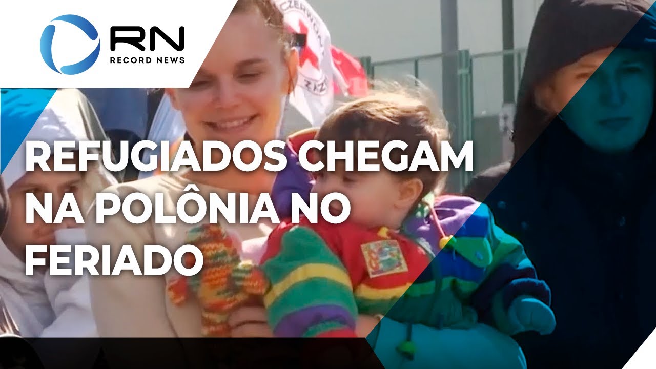 Polônia recebe refugiados no domingo de Páscoa