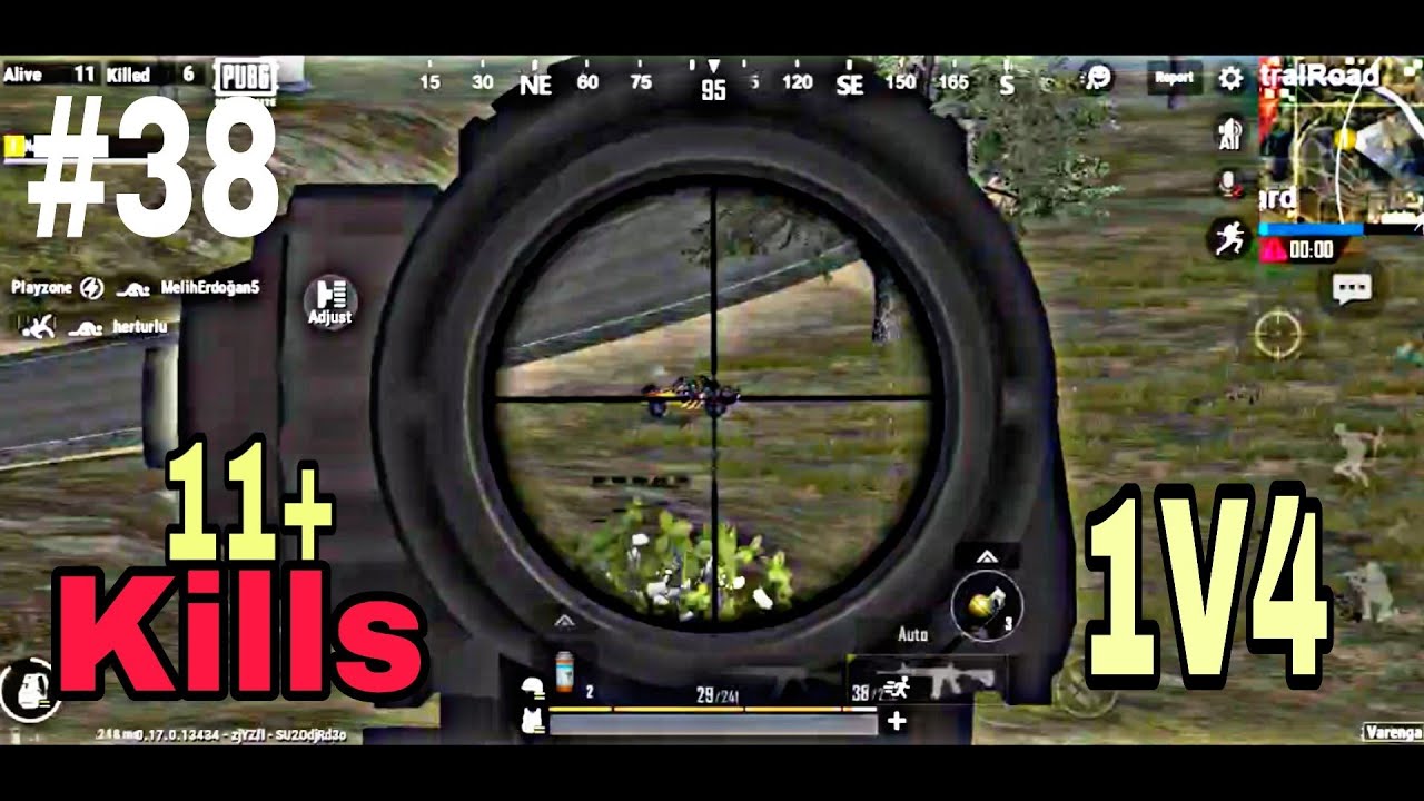 11+ Kills Solo vs squad rush Gameplay Pubg mobile lite - YouTube