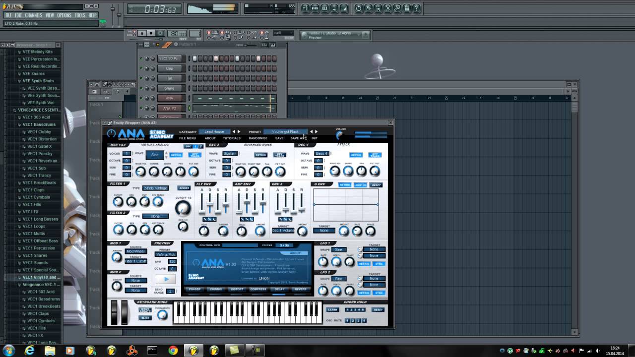 Electro/House/Melbourne Lead 2014 + FLP Download