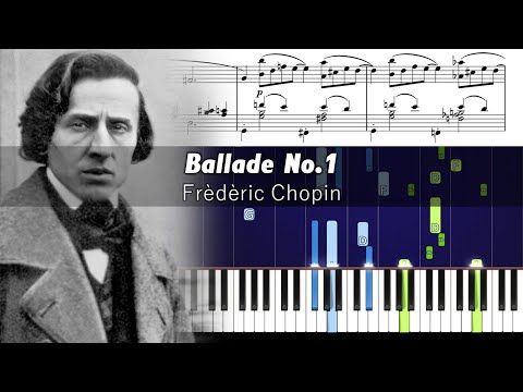 Chopin Ballade No 1 In G Minor Piano Tutorial With Sheet Music 