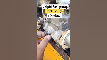 Delphi Diesel pump timing lock 🧑‍🔧 #automobile #trending #jcb