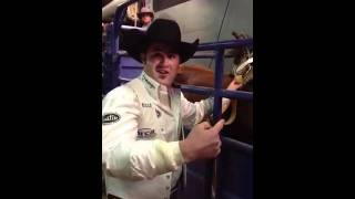 Behind the Chutes at the 2011 WNFR with Kaycee Feild