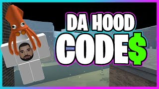 💰*NEW* DA HOOD CODES ($100K) 2022💰