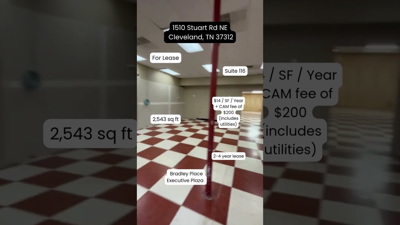 Suite 116. 1510 Stuart Rd NE, Cleveland, TN 37312