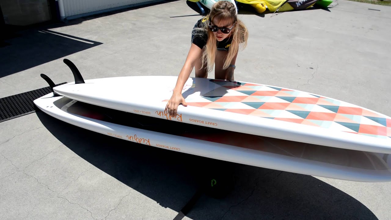 C Tug trolley for Stand Up Paddle Boards YouTube