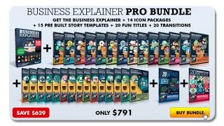The Business Explainer Pro Bundle - CS 5 and up - قالب افتر افكت عناصر متحركة