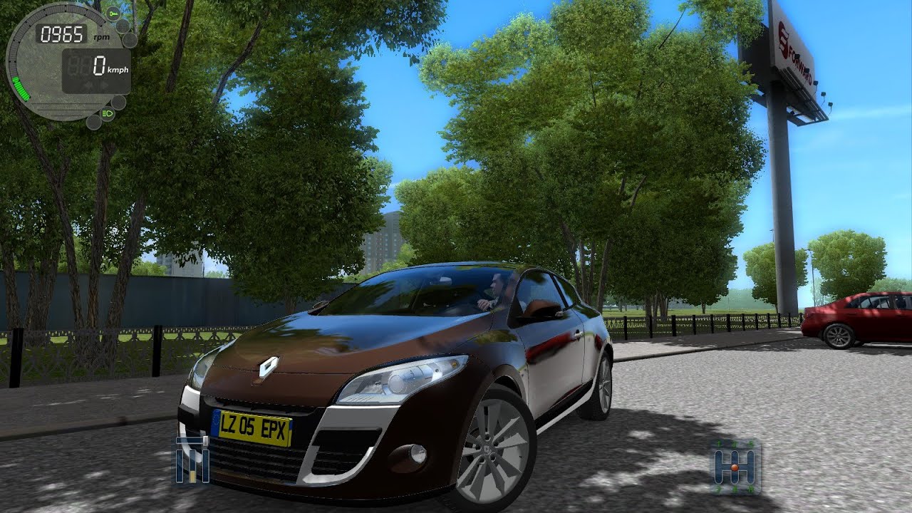 City Car Driving 1.4.1 Renault Megane 3 Coupe [G27]