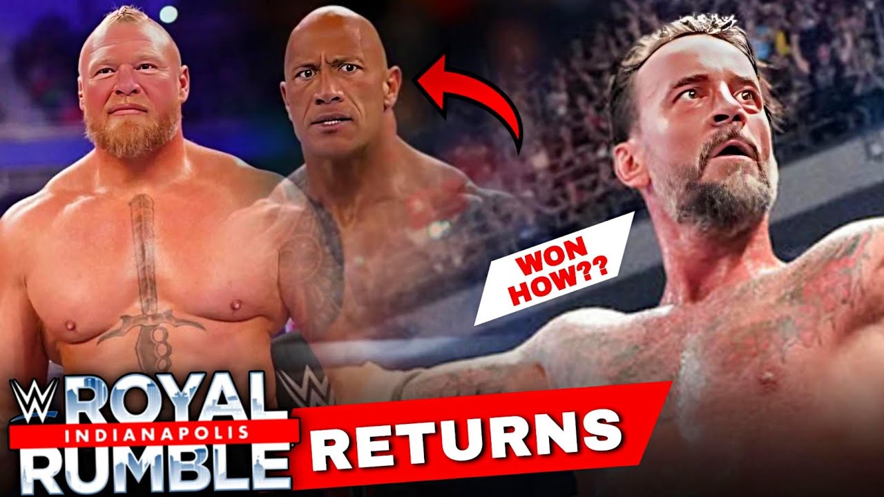 wwe royal rumble 2025 RETURNS/Surprises + Cm Punk won But HOW?? All Details