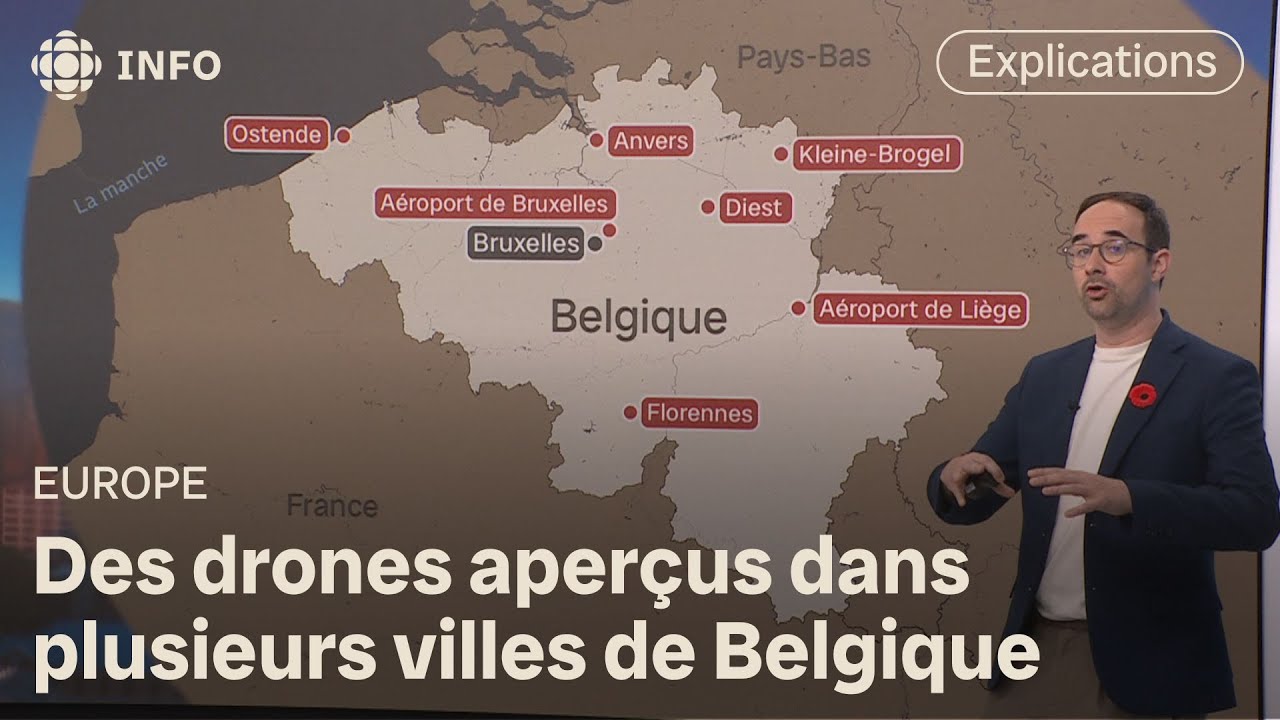 Des drones en Belgique inquiètent (et forcent une réunion d’urgence) | Première ligne