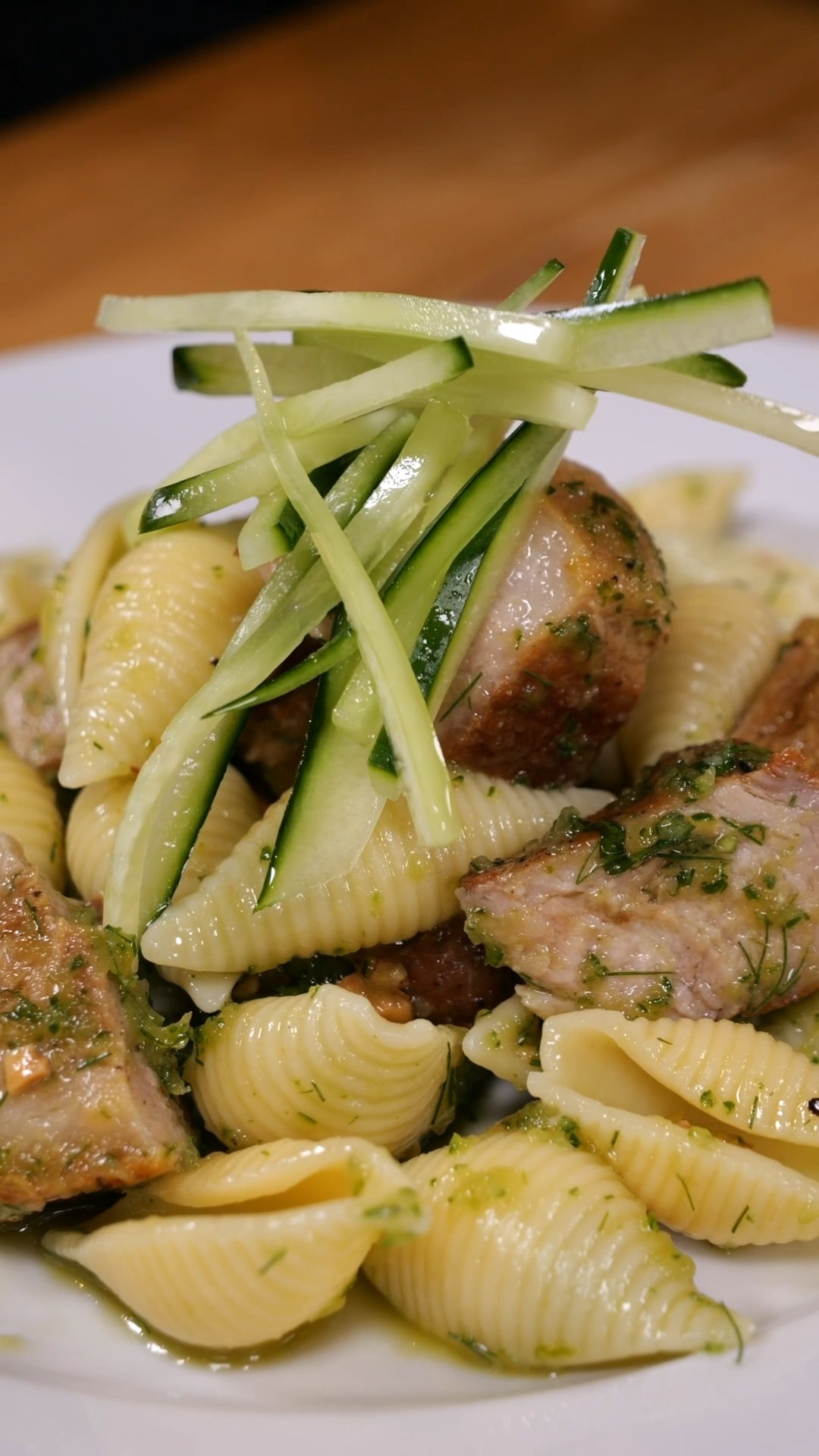 Chilled Cucumber Pasta ?