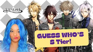 So DONE With His SASS! Ranking the TOXIC boys of Amnesia (Otome Tier List)