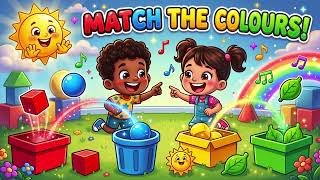 Match the Bright Colours - Colour Matching Song 🔴🔵 screenshot 5