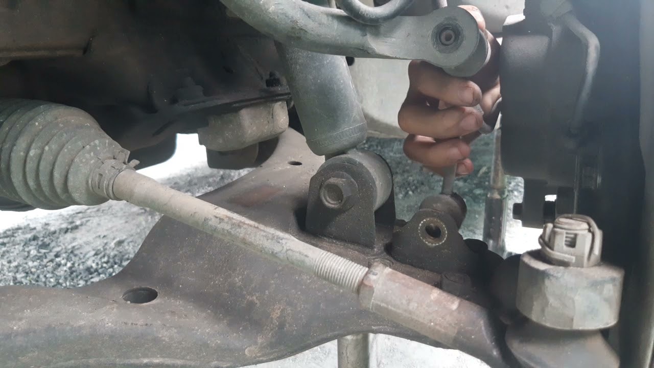 วีธีเปลี่ยนลูกหมากกันโคลงหน้าISUZU D-MAXปี05-06และเชฟตาสองชั้นด้วยตัวเอง