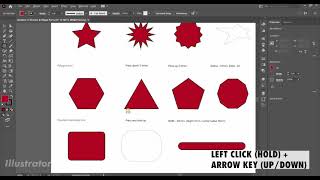 (Q&A) Increase/Reduce the roundness of the corners using keyboard shortcuts | ADOBE ILLUSTRATOR 101 Content