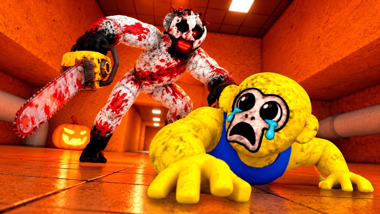 ENCUENTRO ATERRADOR CONTRA EL MONO CON MOTOSIERRA + EVENTO DE HALLOWEEN 🎃 en LETHAL APE en Roblox