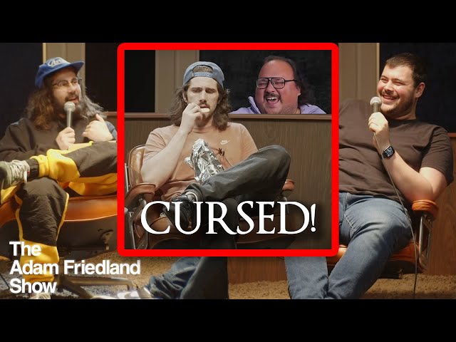 Stavros Halkias CURSED Me! | Nick Mullen on The Adam Friedland Show class=