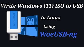 Write Windows 11 ISO to USB In Linux with Woe USB-ng