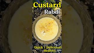Custard Rabdi | 👉 "5 minute mein banne wali Rabdi jo market wali ko bhi fail kar de! 😍"#shorts #fyp