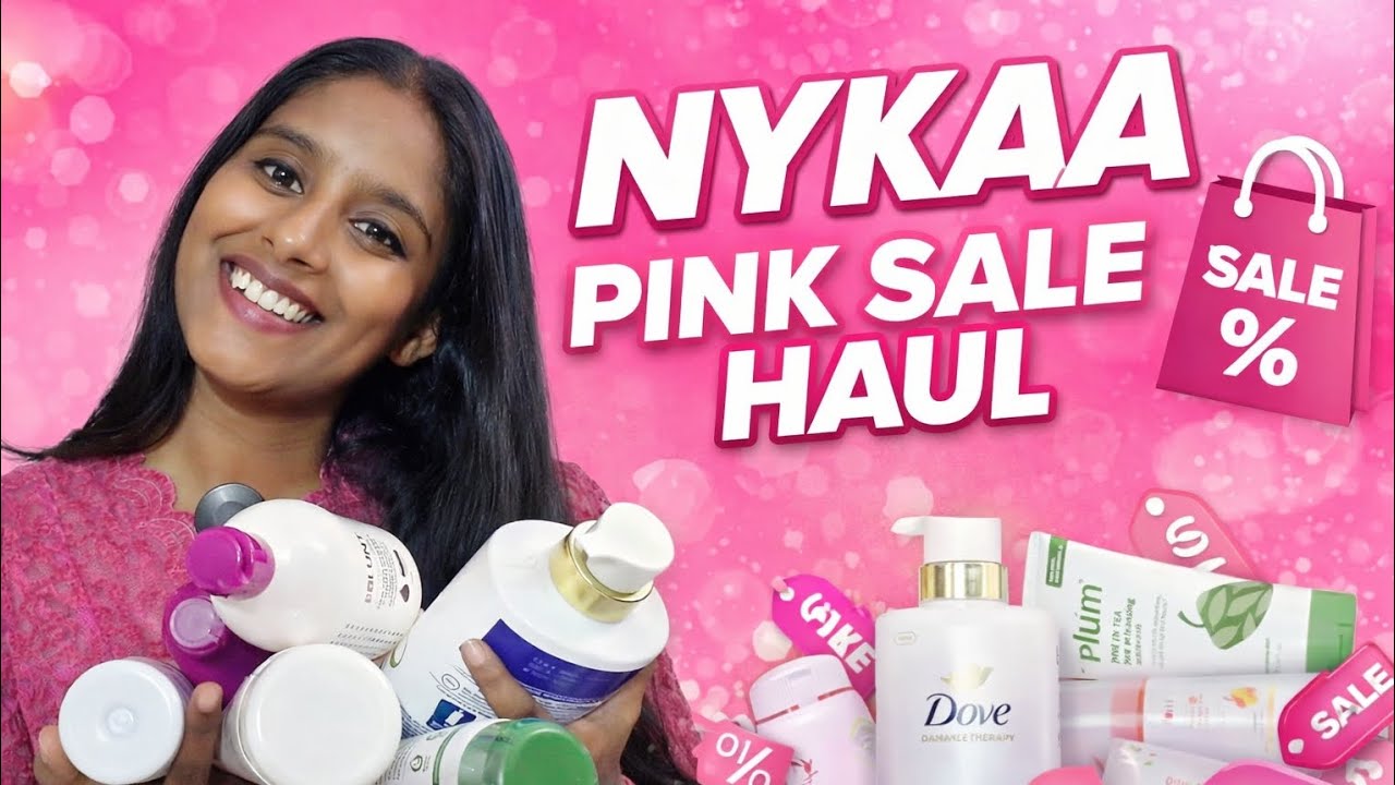 Nykaa Pink Sale ₹8000 worth for ₹4000#shopping #haul #nykaa #beauty #online #sale #viral #beautytips