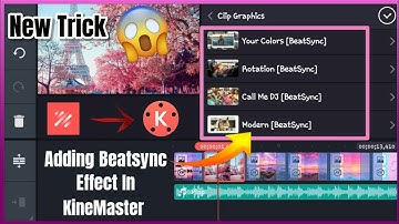 Beatsync In Kinemaster🔥|| How to Add Beatsync Effect In Kinemaster || Call Me Dj