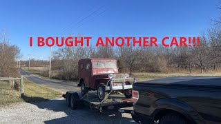 I bought a 1948 Willy's CJ2A Jeep