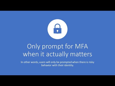 MFA only for risky users! Only prompt when it matters! (Using Security Defaults)