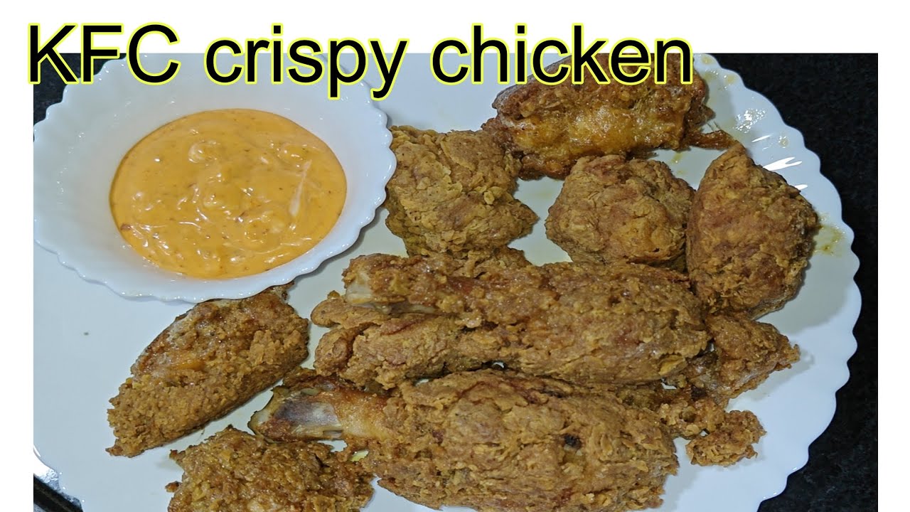 Fried crispy chicken recipe|KFC style crispy chicken easy recipe 🍗|All content with Aasha