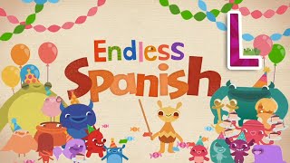 Endless Spanish Letter L - Sight Words: LEER, LIBRO | Originator Games