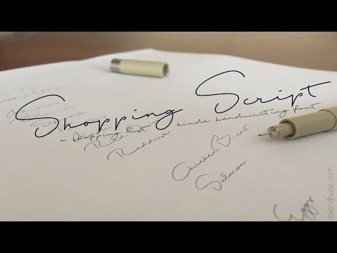 Shopping Script Font Free Download