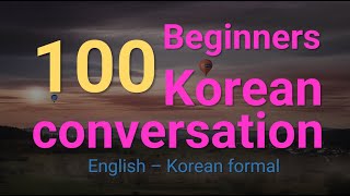 ★KOELLA_01_Beginners Korean Conversation [EngFormal Kor]