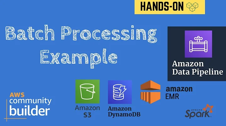 Batch Processing Example using Amazon Data Pipeline | S3 to DynamoDB using Amazon EMR | Tech Primers