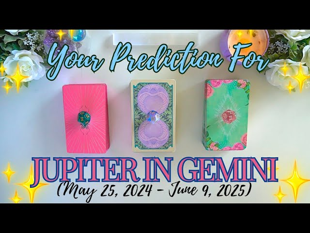 What Will JUPITER IN GEMINI Bring You? 👯‍♀️♊️ (May 2024 - June 2025) ✨ Pick a Card Tarot Reading